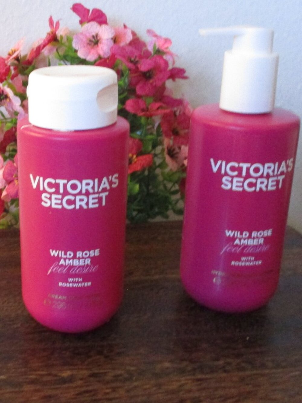 Wild Rose Amber Cream Body Wash & Hydrating Lotion Set  - NWT